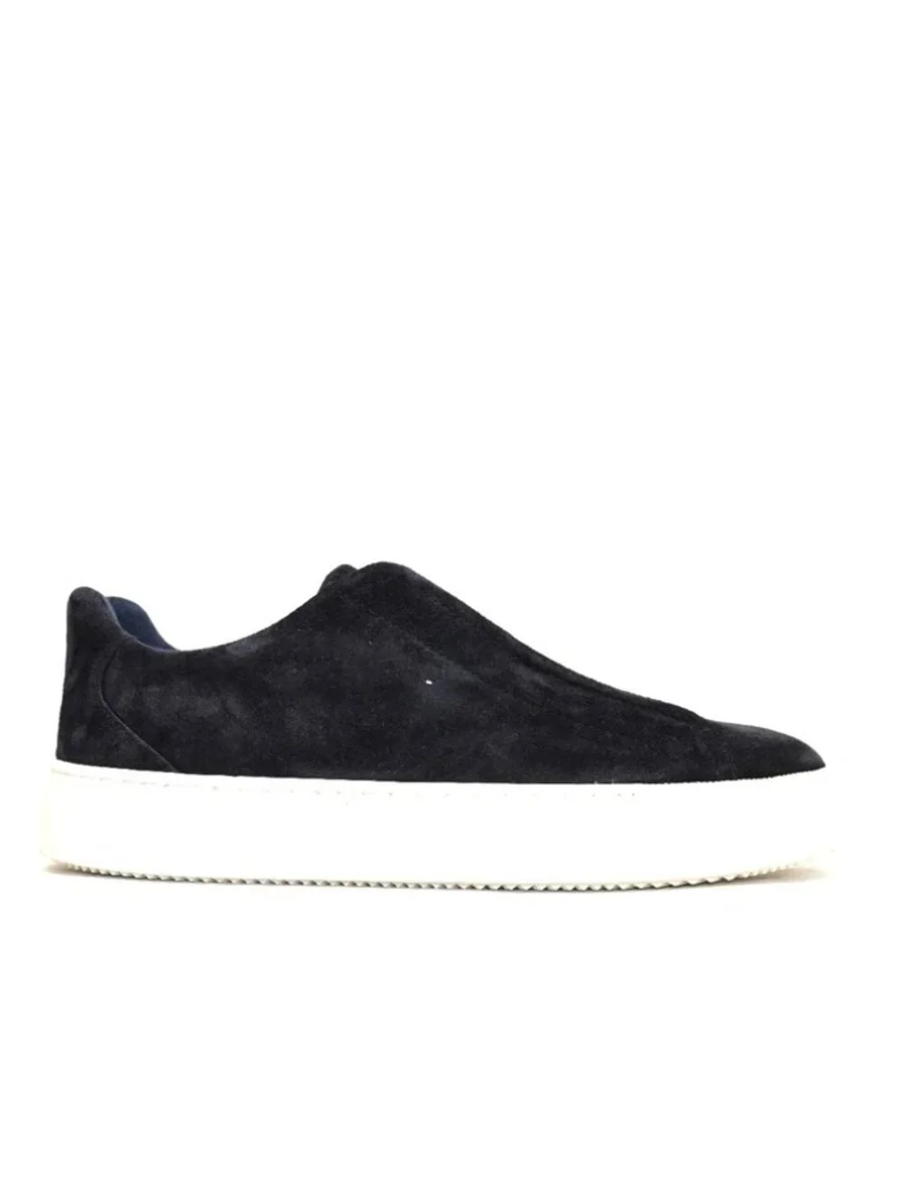 New! Vince Men's Lakewood Slip-ons Loafers Sneakers Blue Suede Sz 8.5 M DD466A